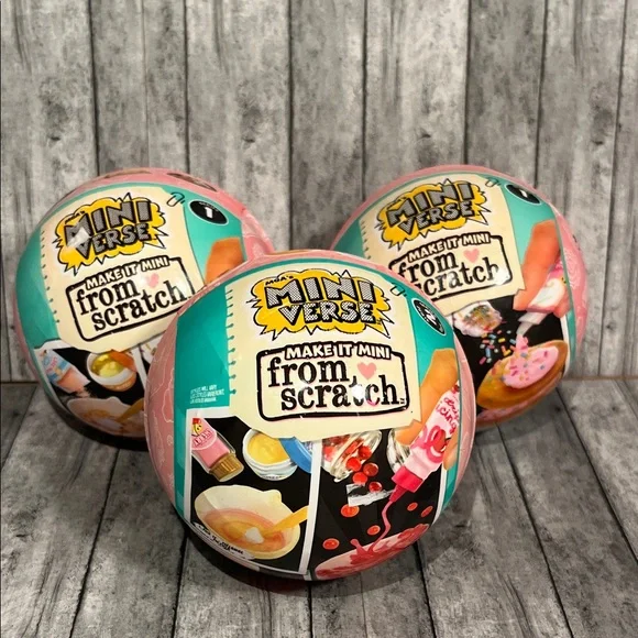 MiniVerse Make It Mini From Scratch Surprise Balls -series 2 - Picture 1 of 2